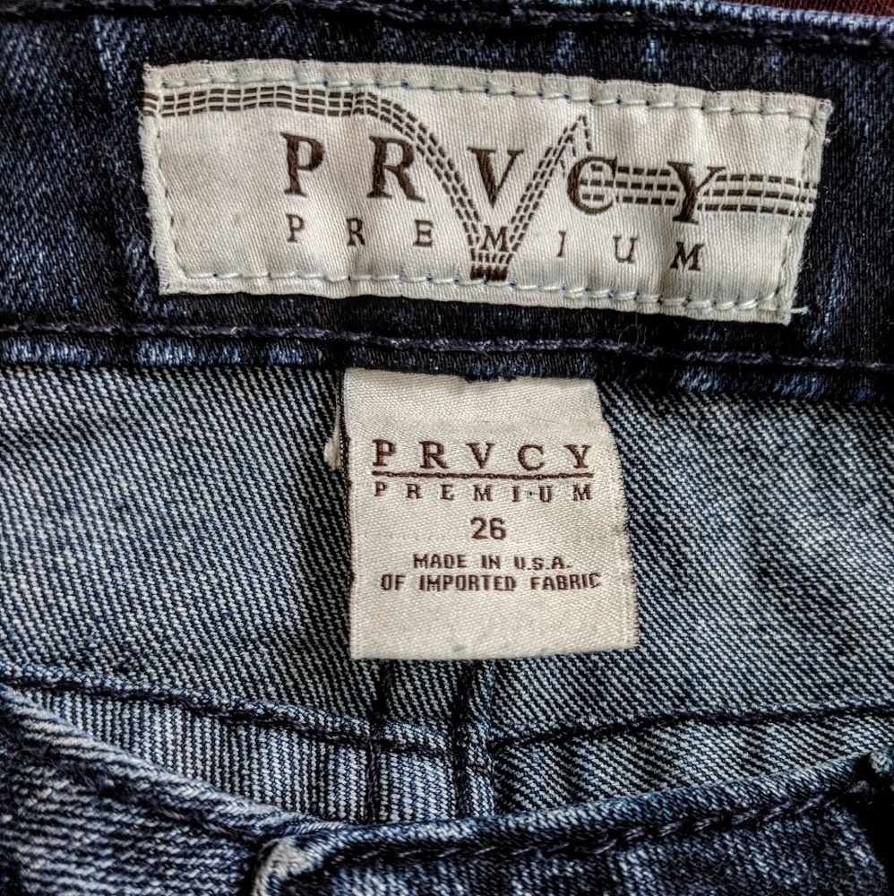 Y2K Prvcy Chelsea Distressed Studded Jean - Picture 2 of 7